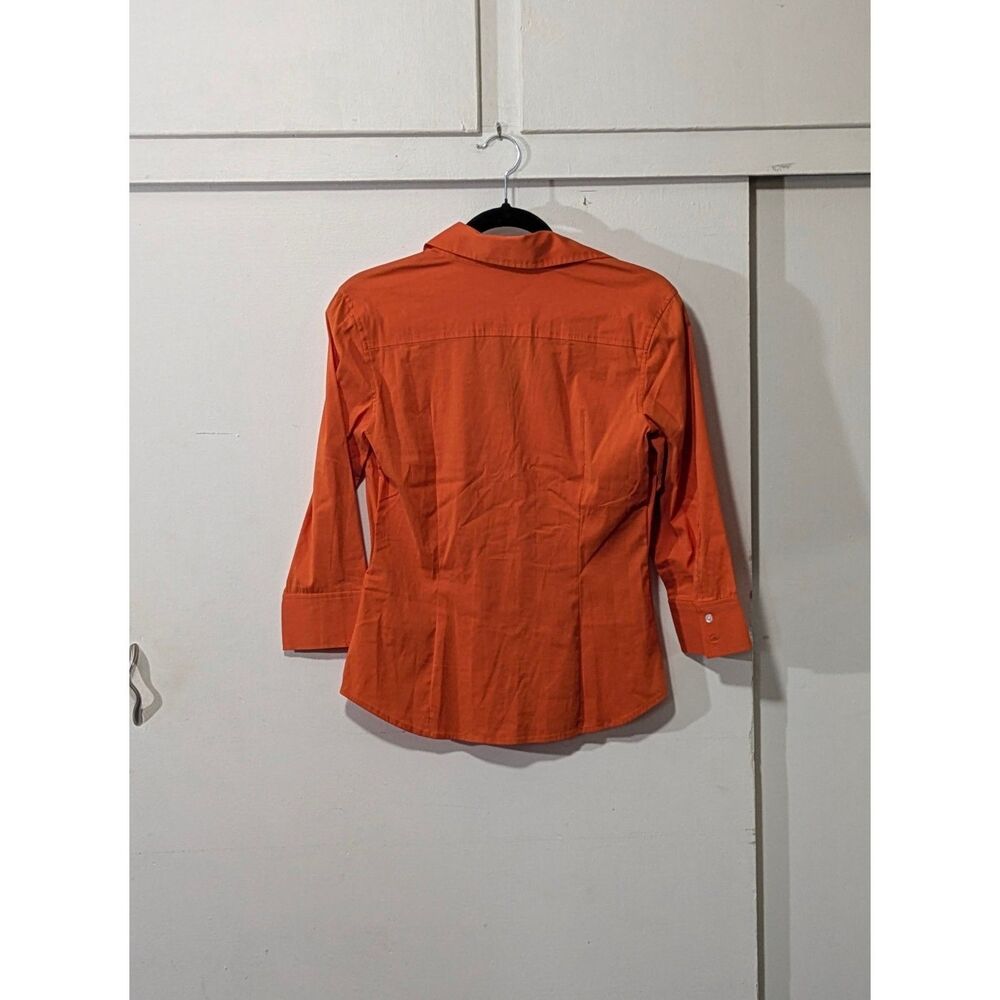 Express Design Studio Essential Shirt in Cotton Stretch tapered top XS - Picture 4 of 6